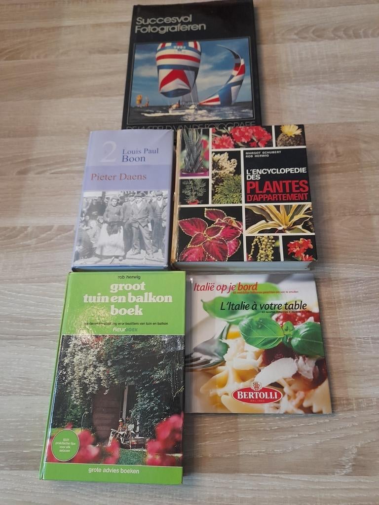 Boeken eten,planten,Pieter Deans,fotograferen,en andere, Boeken, Tijdschriften en Kranten, Ophalen of Verzenden, Gelezen