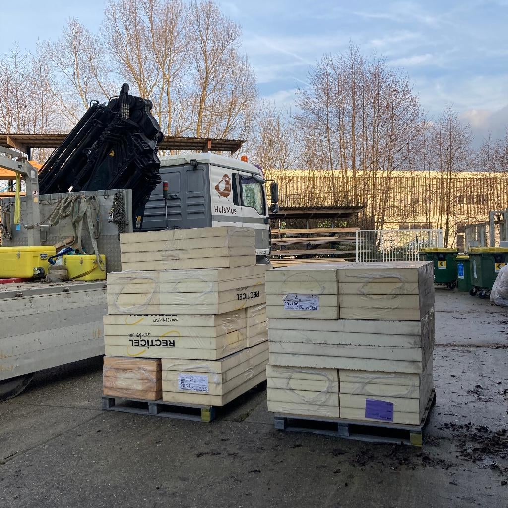 PIR platen 120cm x 60cm, Dakisolatie, Nieuw, Ophalen of Verzenden, Hardschuim (Pir)