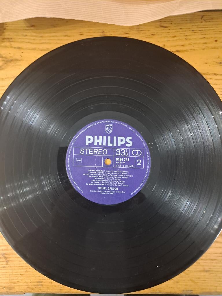 Vinyle 33 Tours : Trema : Michel Sardou : Compilations., CD & DVD, Vinyles | Pop, Enlèvement
