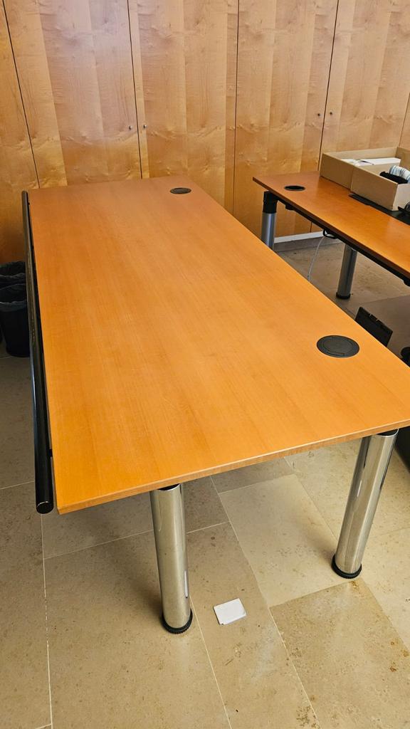 Bureautafel (1m x 2m), Huis en Inrichting, Bureaus, Ophalen, In hoogte verstelbaar, Gebruikt