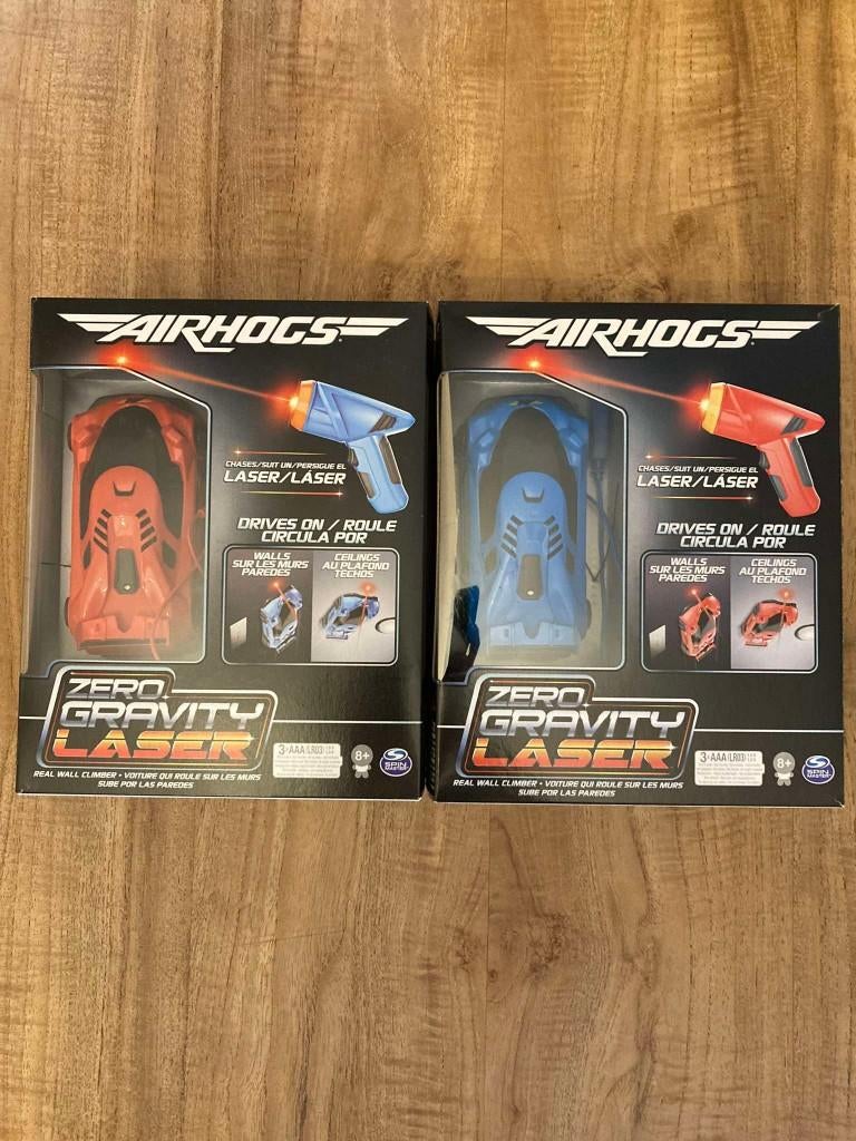 Air hogs zero gravity laser cars nieuwstaat, Kinderen en Baby's, Speelgoed |Speelgoedvoertuigen, Ophalen of Verzenden, Zo goed als nieuw