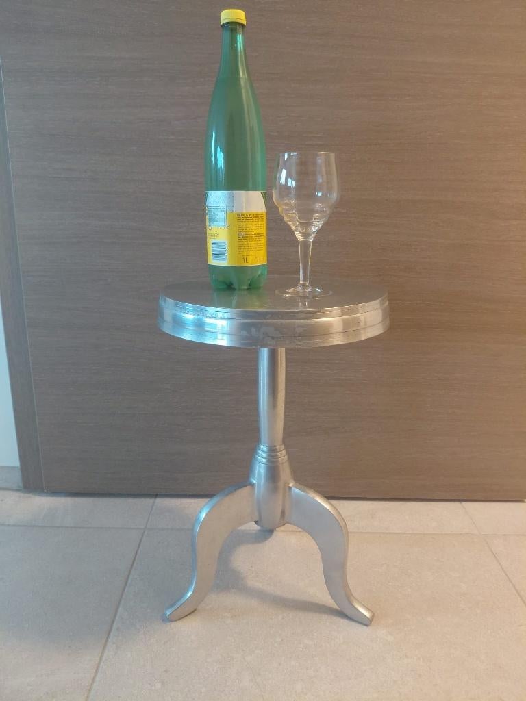 Décoration de table d'appoint - table à vin en aluminium, Enlèvement ou Envoi