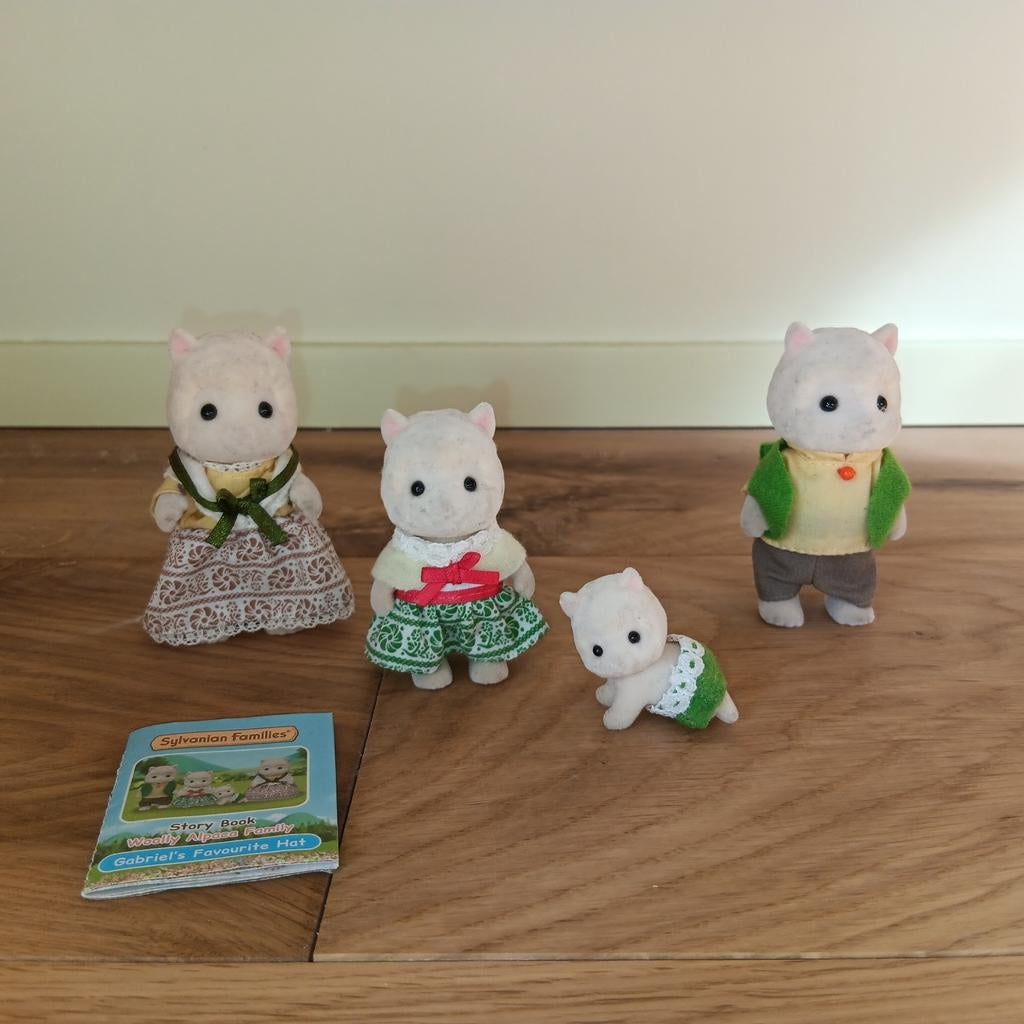 Sylvanian- la famille alpaga (5358), Verzamelen, Poppenhuizen en Toebehoren, Ophalen