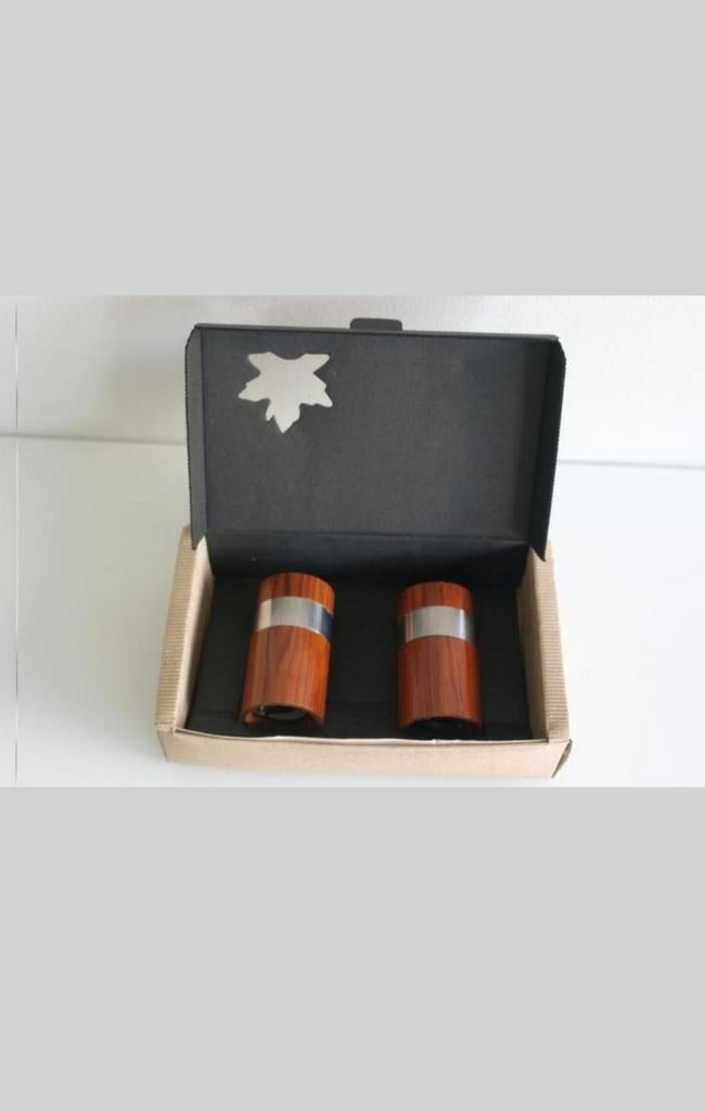 pepermolen en zoutvat in hout/inox cook (nieuw), Huis en Inrichting, Ophalen of Verzenden, Nieuw, Hout