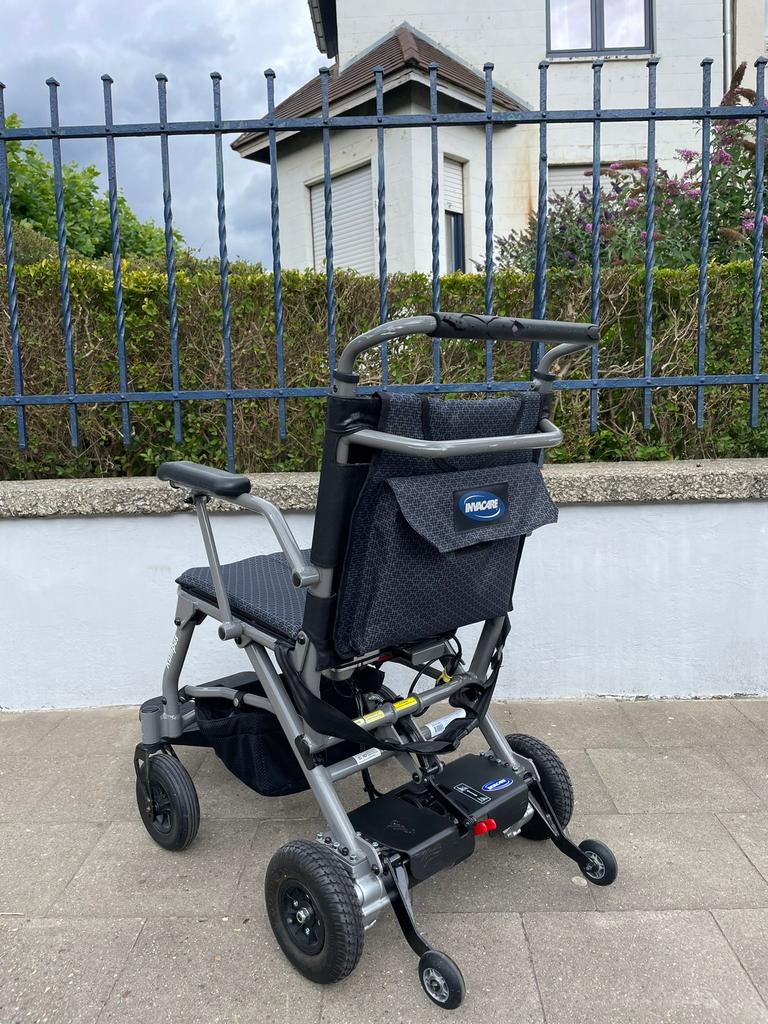 Chaise roulante électrique pliable - Invacare Kompas, Divers, Enlèvement ou Envoi, Pliant, Comme neuf