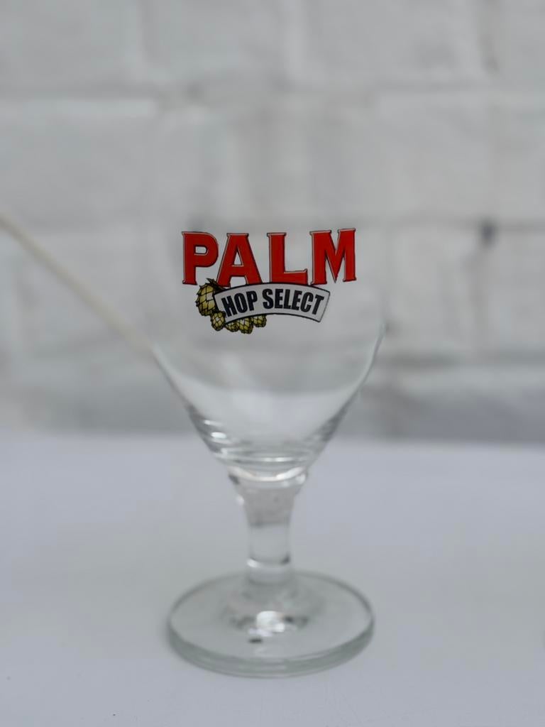 3 verres Palm Hop 33 cl sur pied, Collections, Marques de bière, Enlèvement, Comme neuf, Verre ou Verres, Palm