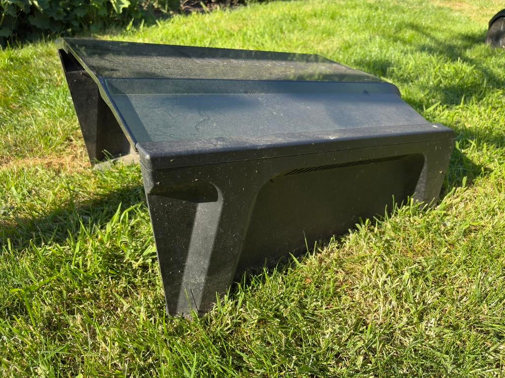 Originele garage Bosch robotmaaier, Tuin en Terras, Robotmaaiers, Ophalen, Gebruikt