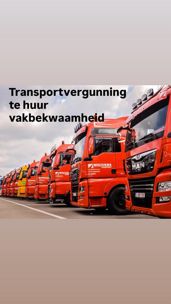 Transportvergunning vakbekwaamheid te huur
