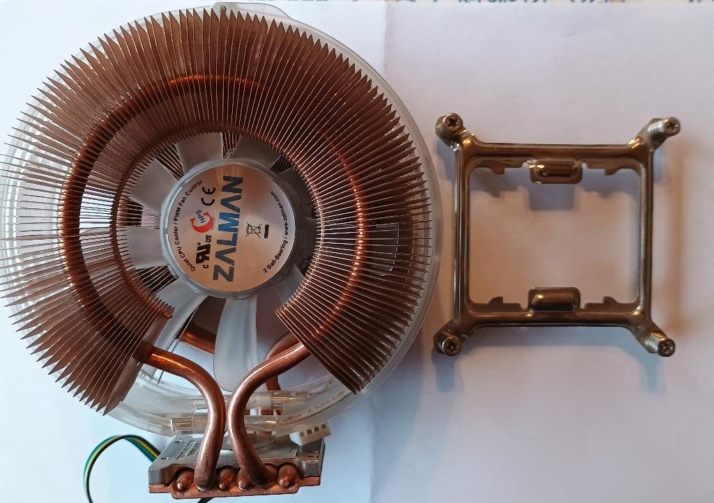 Refroidisseur Zalmann socket Intel LGA 775, Informatique & Logiciels, Refroidisseurs d'ordinateur, Enlèvement ou Envoi, Utilisé