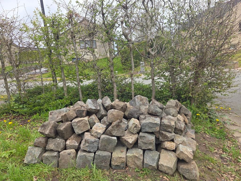 Gratis kasseien / kinderkopjes – 300 stuks, Tuin en Terras, Ophalen