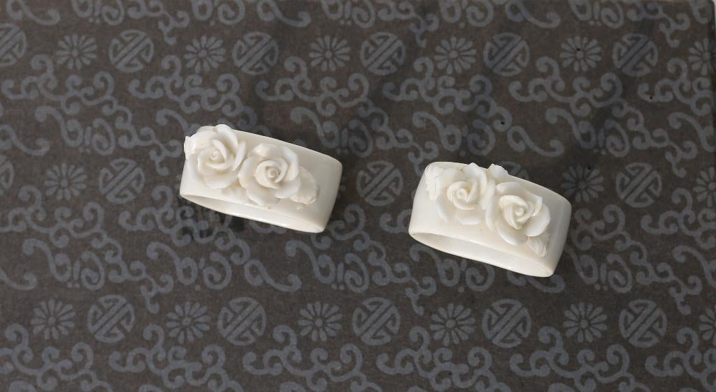 2 oude servetringen, Antiek en Kunst, Ophalen of Verzenden