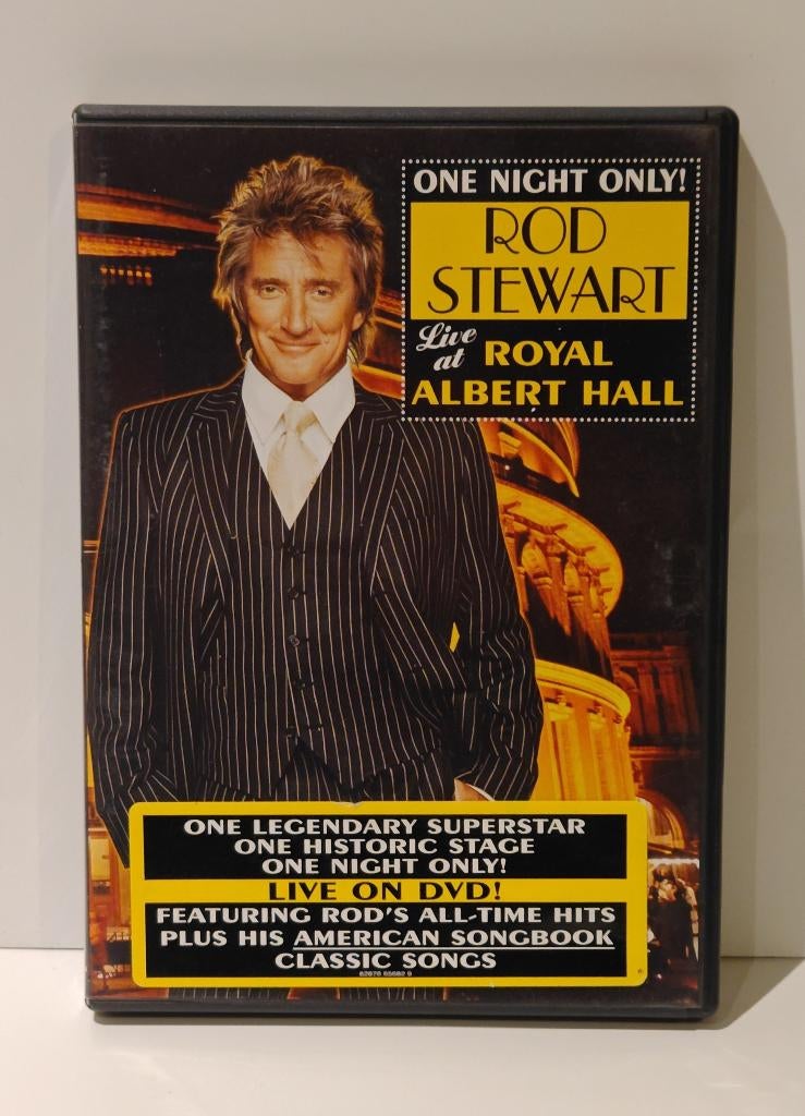 Rod Stewart One Night Only Live at Royal Albert Hall (2004), Alle leeftijden, Ophalen of Verzenden, Zo goed als nieuw, Muziek en Concerten