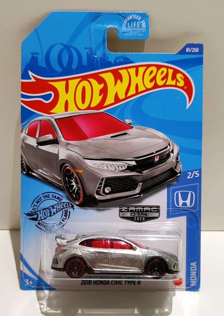 Hot Wheels Zamac 2018 Honda Civic Type R Zeldzaam! (2017), Ophalen of Verzenden