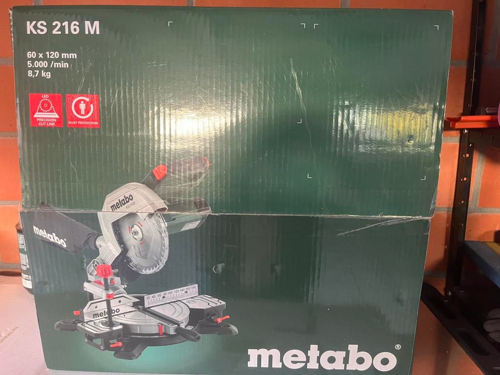 Nieuw afkortzaag, Doe-het-zelf en Bouw, Ophalen, Nieuw, Afkortzaag