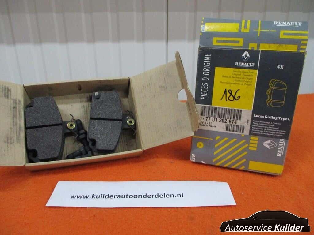 Remblokken  Renault 5 alpine turbo Origineel Renault   77 01, Autos : Pièces & Accessoires, Neuf, Renault, -, -