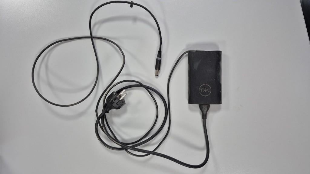 Laptop oplader Dell 65W, Informatique & Logiciels, Chargeurs d'ordinateur portable, Enlèvement ou Envoi, Utilisé, Dell