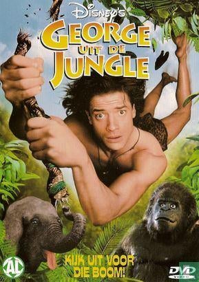 george uit de jungle ( disney )  brendan fraser, Ophalen of Verzenden, Zo goed als nieuw