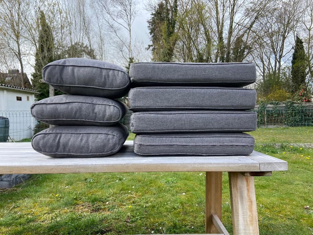 Kussens voor lounge, Tuin en Terras, Tuinmeubel-accessoires, Ophalen, Zo goed als nieuw