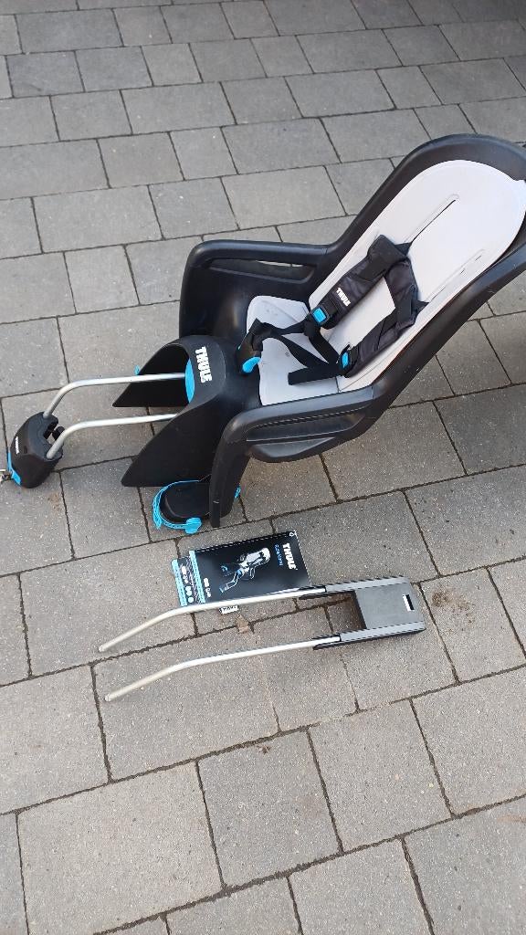 Fietsstoeltje, Fietsen en Brommers, Fietsaccessoires | Fietsstoeltjes, Achterzitje, Voetsteuntjes, Zo goed als nieuw, Ophalen