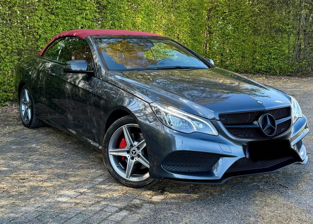 Mercedes E350 Bluetec Cabriolet V6. C'est magnifique !, Autos, Cuir, Argent ou Gris, Achat, 2987 cm³