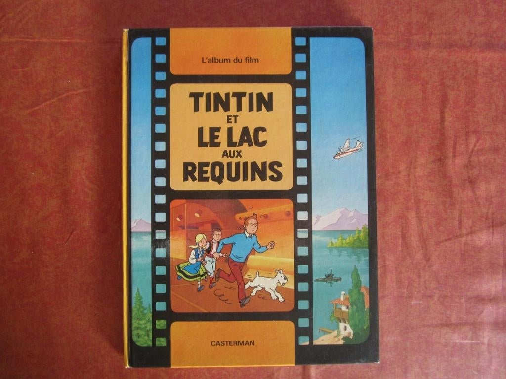 Tintin et le lac aux requins - Ed originale, Livres, Enlèvement ou Envoi, Une BD, Utilisé, Hergé