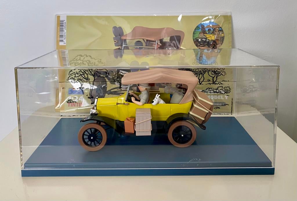 Voitures Tintin - Ford Africa jaune - 1 ; 24, Enlèvement ou Envoi, Tintin, Comme neuf