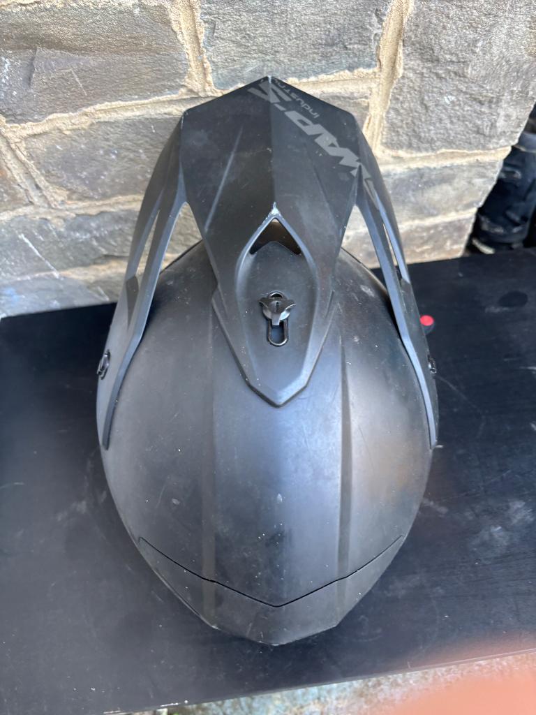 Casque scorpion noir, Motos, Autres marques, Casque off road, Enlèvement, Neuf, sans ticket