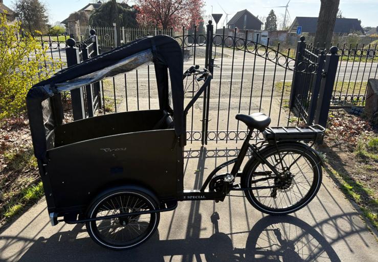 Elektrische troy bakfiets in goede staat, bezorgen mogelijk, Fietsen en Brommers, Ophalen of Verzenden, Zo goed als nieuw, Overige merken