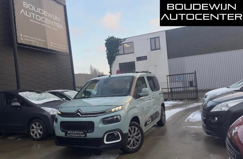 Citroën Berlingo 1.2Benzine 2019 129.xxxkm Topstaat Garantie, Voorwielaandrijving, Stof, Zwart, Overige kleuren