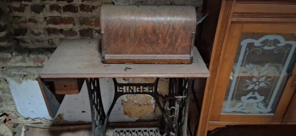 Singer naaimachine, Antiek en Kunst, Ophalen