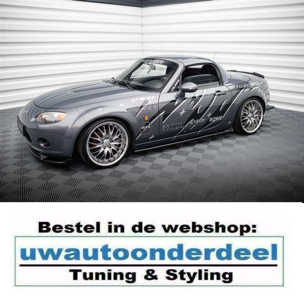 Maxton Design Spoiler Splitter Lip Mazda MX5 NC Mk3, Auto diversen, Tuning en Styling, Verzenden