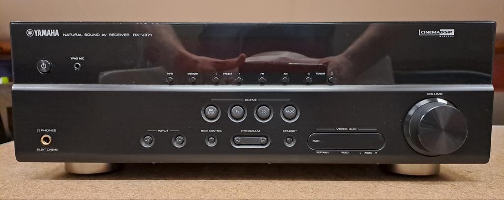 Yamaha Natural Sound AV Receiver RX-V371 DEFECT, Ophalen, Niet werkend, 120 watt of meer, Yamaha