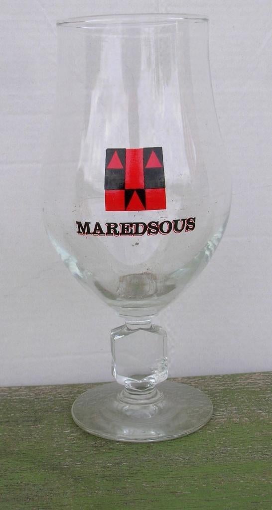 MAREDSOUS Ancien, Collections, Marques de bière, Enlèvement ou Envoi, Comme neuf, Verre ou Verres