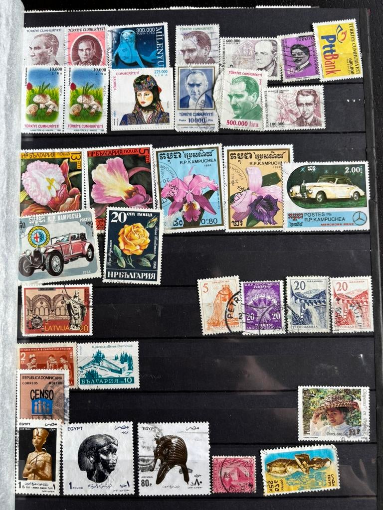 Collectie 20ste eeuwse internationale postzegels, Frankeerzegel, Ophalen of Verzenden, Zonder envelop, Gestempeld