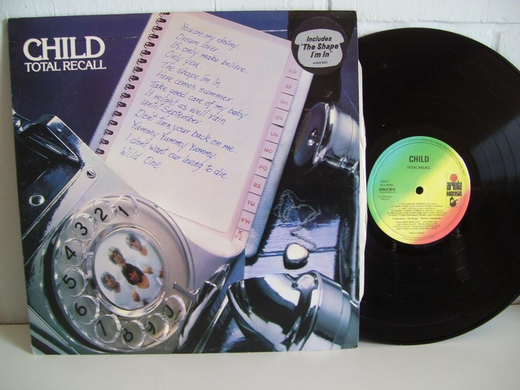 CHILD  total recall, Enlèvement ou Envoi, 1960 à 1980, Comme neuf, 12 pouces