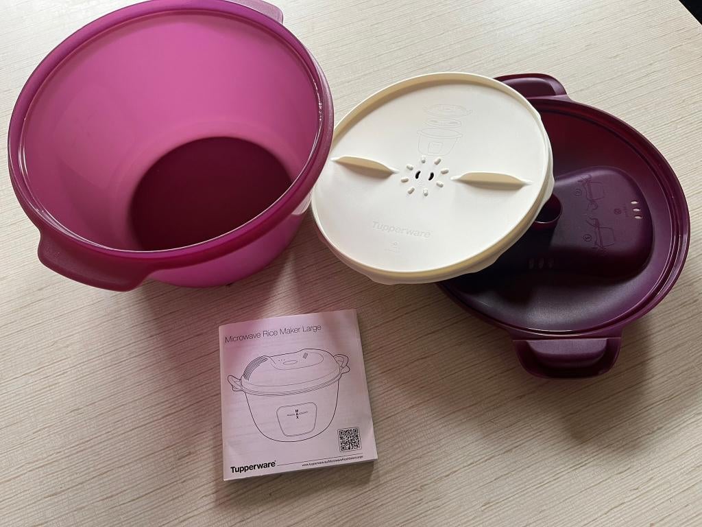 rijstkoker, Huis en Inrichting, Ophalen, Zo goed als nieuw, Paars, Bak of Kom