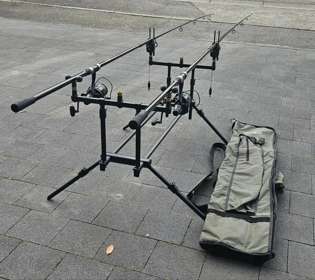 Ensemble complet cannes pêche carpe, Enlèvement, Ensemble complet