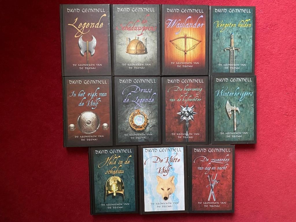 DAVID GEMMELL DE KRONIEKEN VAN DE DRENAI DE COMPLETE SERIE I, Boeken, Fantasy, Ophalen of Verzenden