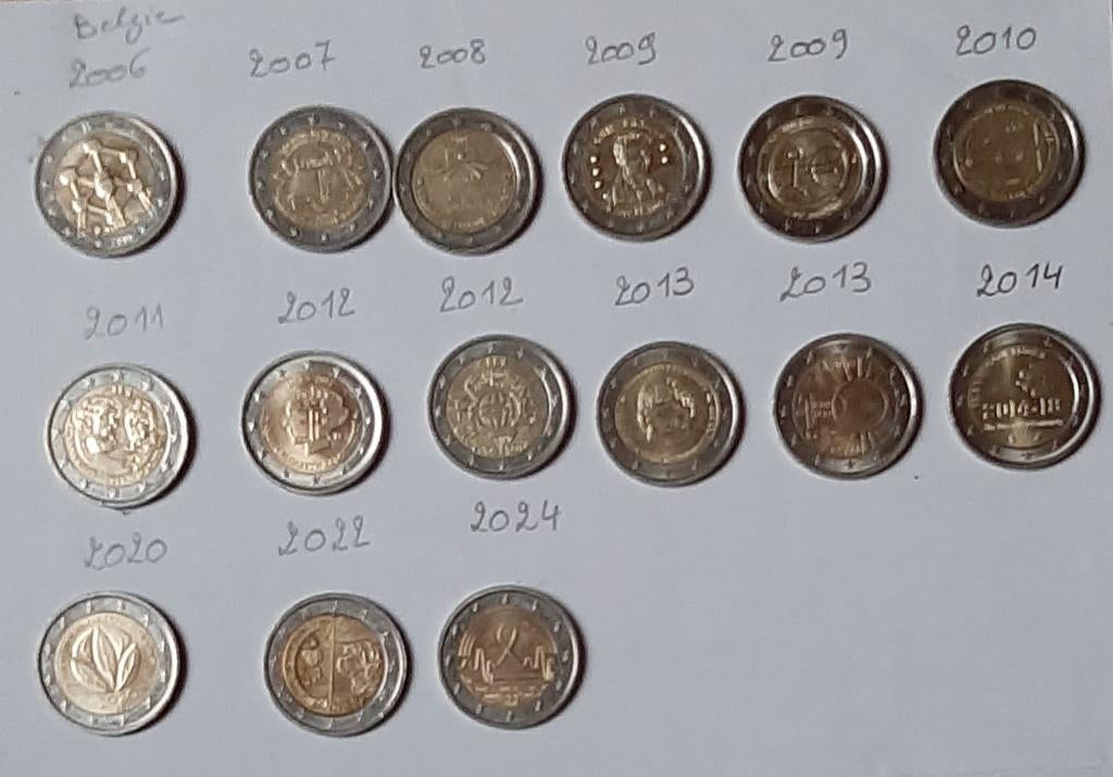 2 euromunten ruilen, Postzegels en Munten, Ophalen, België, 2 euro, Losse munt
