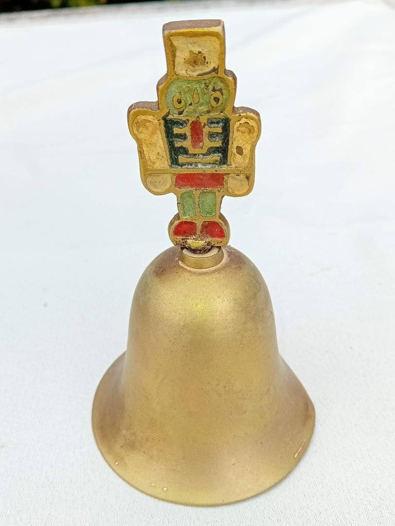 Mooie antieke kleine bel uit kerk, Ophalen of Verzenden, Koper