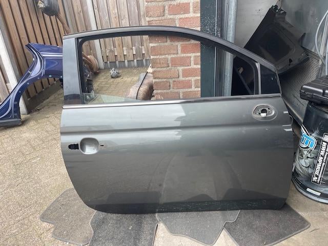PORTE DROITE Fiat 500 (312) (01-2007/12-2012), Dhr. R. de Gouw, Droite, Utilisé, Porte