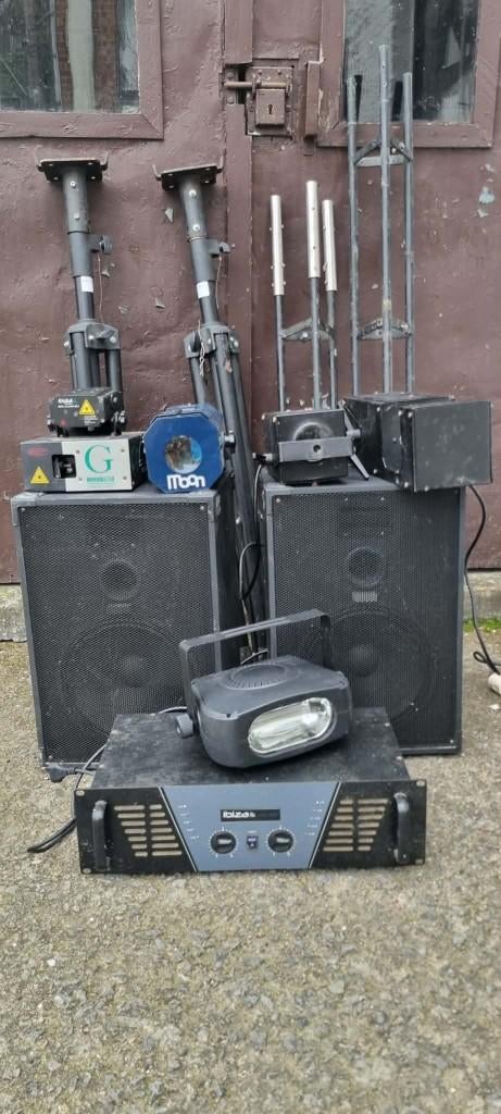 Kit sono et lumières, Muziek en Instrumenten, Versterkers | Keyboard, Monitor en PA, Ophalen, Gebruikt, 500 tot 1000 watt, P.A.