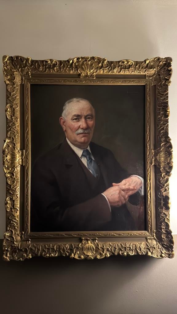 Schilderij Eduard van esbroeck, Ophalen