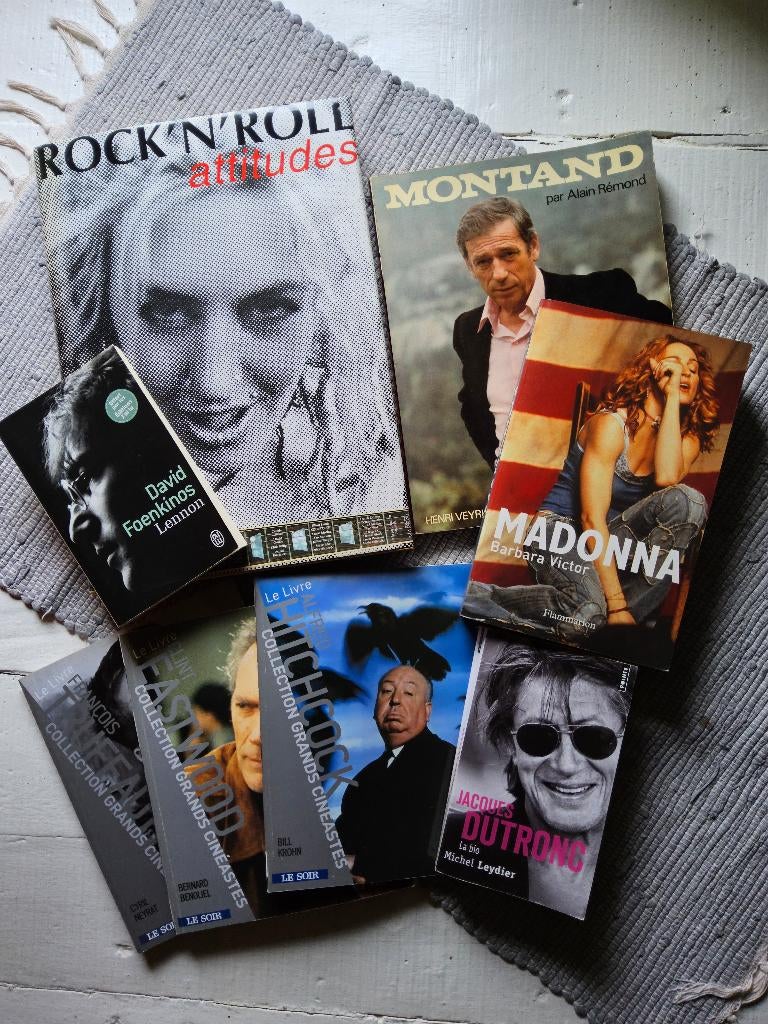 Biographies artistes divers la pièce, prix voir description, Enlèvement ou Envoi, Utilisé, Artiste