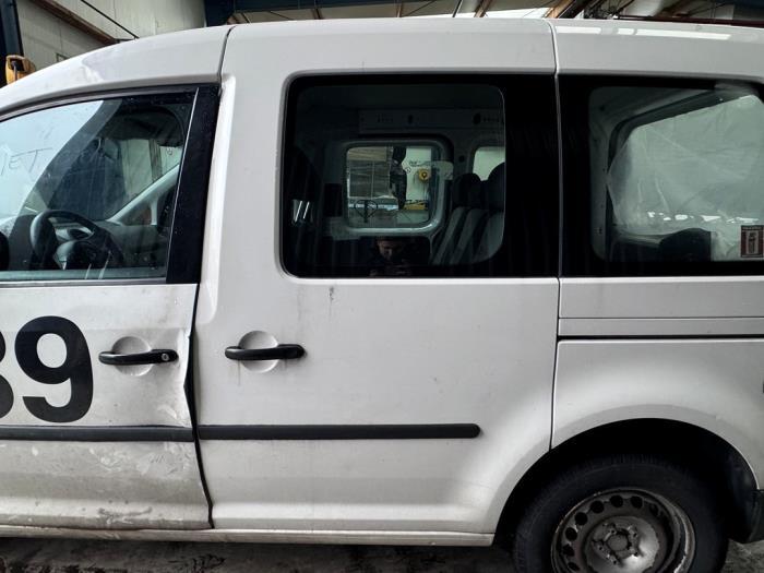 Porte coulissante gauche d'un Volkswagen Caddy (LB9A), Volkswagen, -, 3 mois de garantie, Utilisé