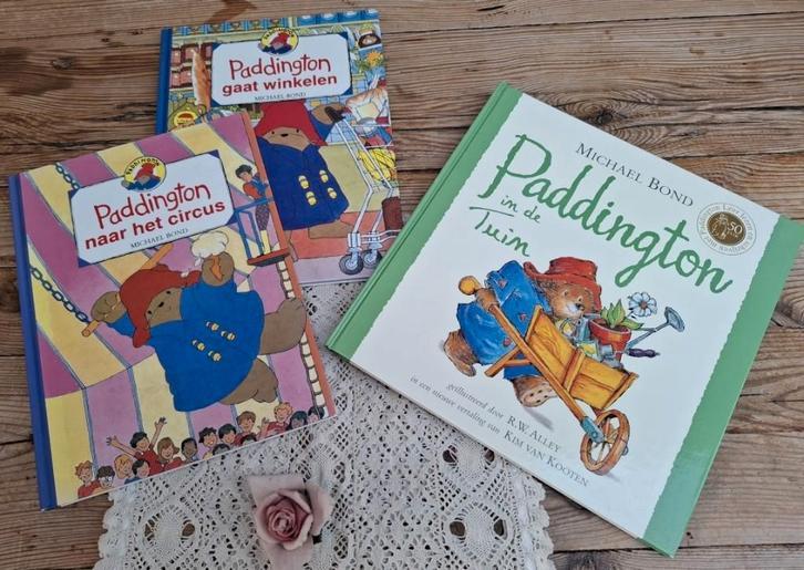 3 boeken beertje Paddington, circus, winkelen, tuin, Livres, Livres pour enfants | Jeunesse | Moins de 10 ans, Enlèvement ou Envoi