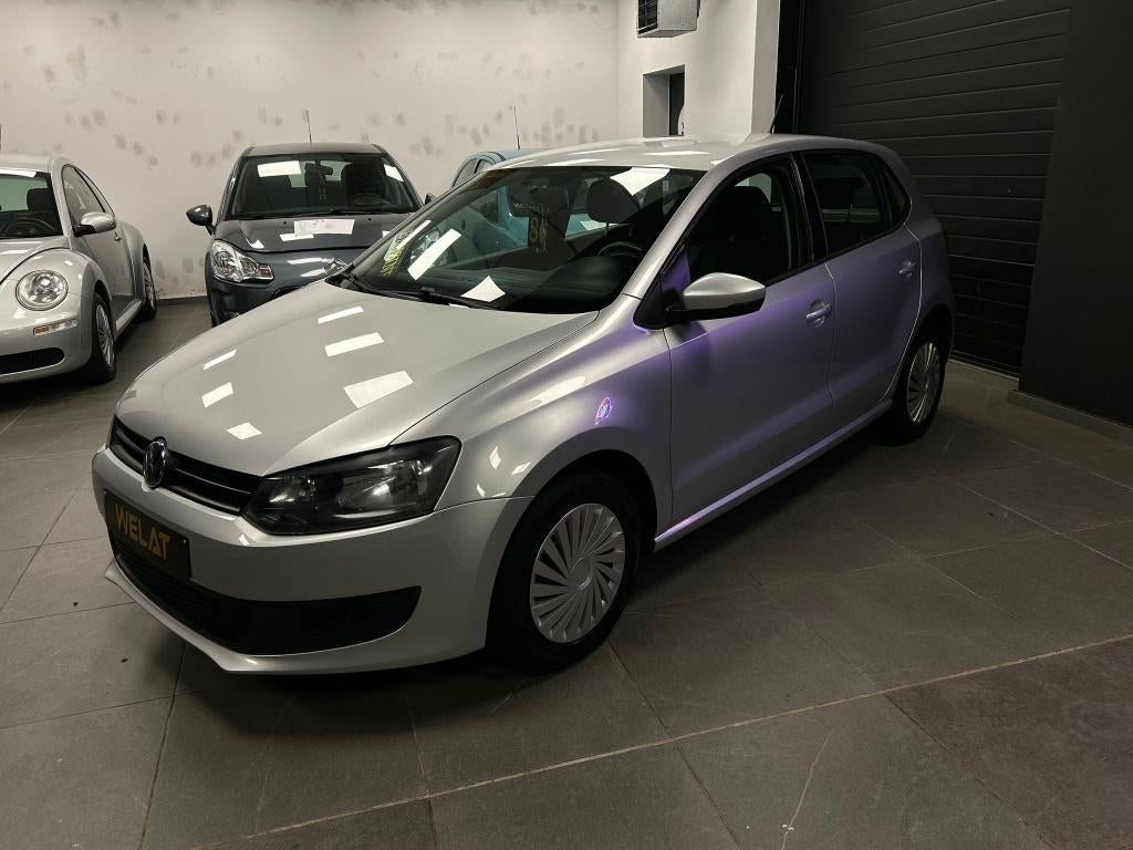 VW POLO 1.2 BENZINE CARPLAAY /NAVIGATION, Auto's, Bluetooth, Euro 5, Zwart, Bedrijf