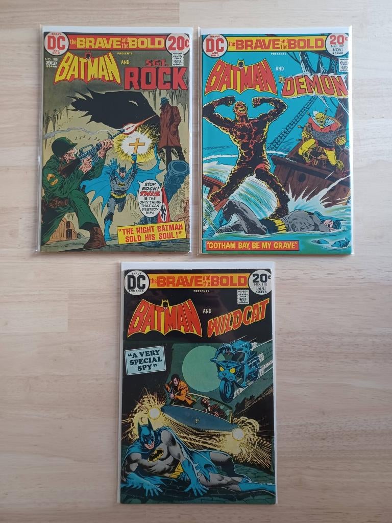 The bold and the brave 1973-1981 (9 comics), Boeken, Strips | Comics, Gelezen, Amerika, Ophalen of Verzenden, Meerdere comics