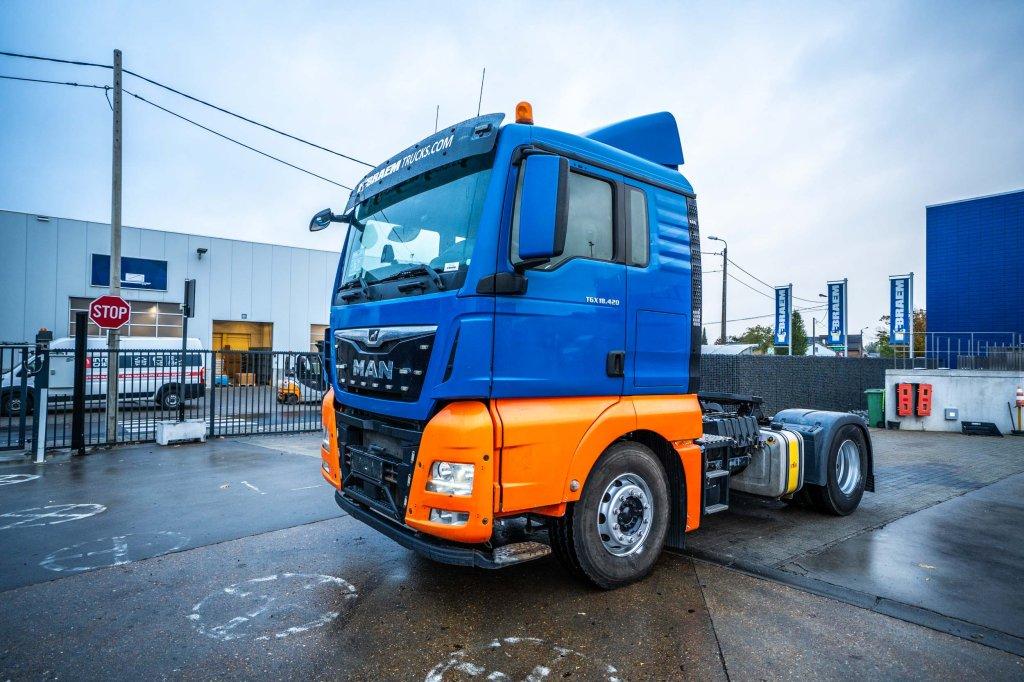 MAN TGX 18.420 XL BLS+INTARDER+HYDR. (bj 2017), Automaat, Achterwielaandrijving, Euro 6, Blauw