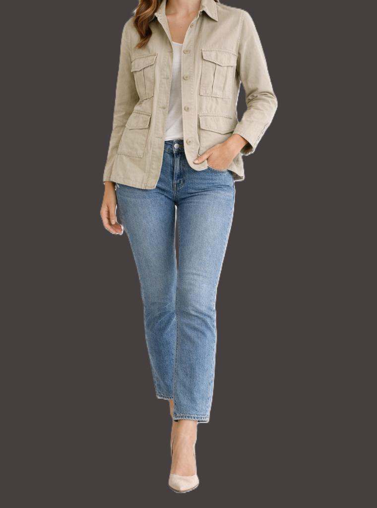 Filippa K utility jacket /safari blouse maat XS, Beige, Ophalen of Verzenden, Maat 34 (XS) of kleiner, Filippa K